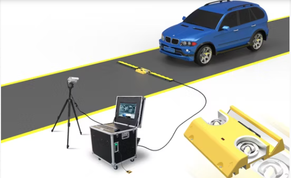 نظام كاميرا VL108 لفحص أسفل المركبات في المداخل الأمنية