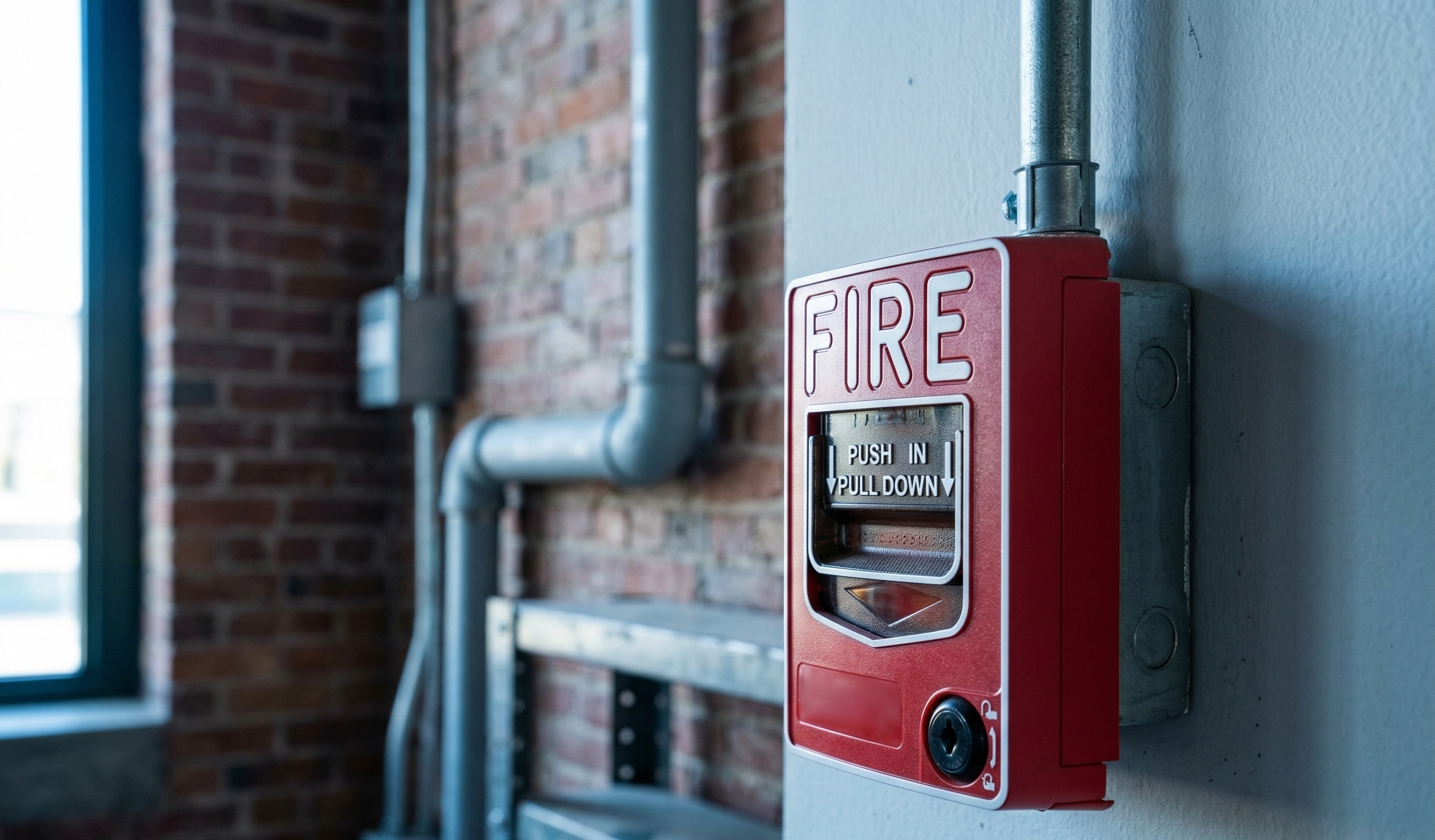 Installing fire fighting systems to protect facilities from fire using smart alarm and suppression systems