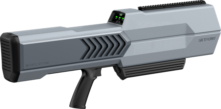 The Skyfend Hunter Lite Portable Counter-Drone System protects critical facilities and public events from drone threats using advanced intelligent RF jamming technology.